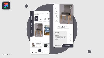TUTORIAL DESAIN FIGMA | How to make modern furniture App UI design