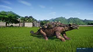 Jurassic World Evolution: (Modified) Crichtonsaurus vs Indoraptor
