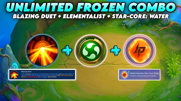 UNLIMITED FROZEN.!! BLAZING DUET + ELEMENTALIST + STAR-CORE: WATER.!! MAGIC CHESS MOBILE LEGENDS