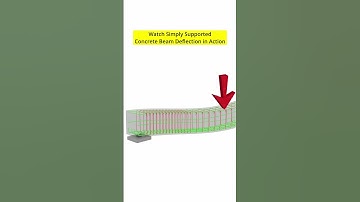 Watch Beam Deflection in Action #shorts #civilengineering  #concrete #deflection #design