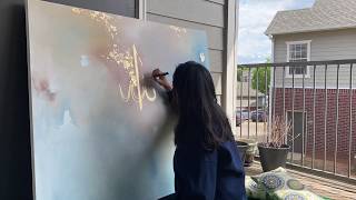 Beautiful Islamic Calligraphy Timelapse - Ayat Ul Kursi