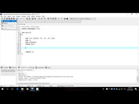 Array of vectors (the average) in c++