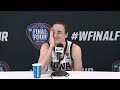 Caitlin Clark full postgame press conference after defeating UCONN in the Final Four