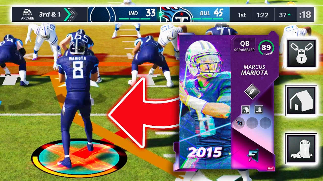 DOWN TO THE WIRE THRILLER WITH FLASHBACK MARCUS MARIOTA - Madden 21 Ultimate Team