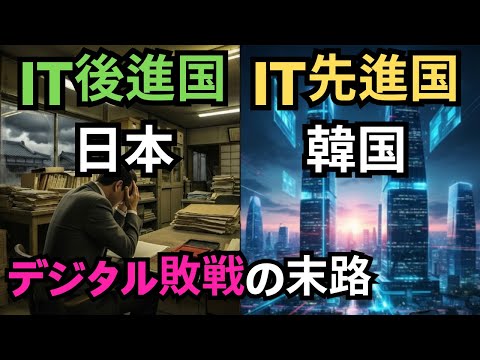 IT後進国・日本：デジタル敗戦の真実と韓国との絶望的な差