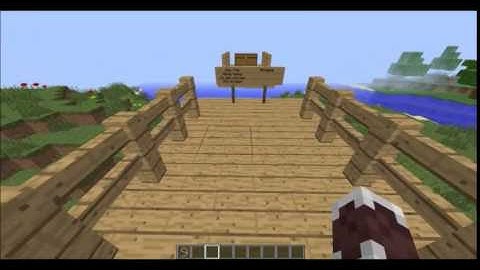 Minecraft Restone Tour [Rope Swing] In Minecraft NO MODS