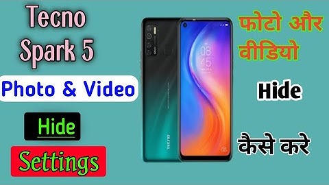 how to hide photo & Video in tecno Spark 5 Mobile | photo, Video kaise hide karen tecno Spark 5 mein