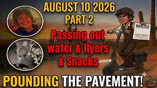 Scooter N The Streets - Flyers, Water, and Snacks for homeless | Flyers for Nancy Guthrie Search