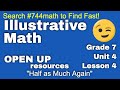 7th Grade Unit 4 Lesson 4 Half As Much Again Illustrative Math Tutorial 7th Grade Unit 4 Lesson 4 Half As Much Again Illustrative Math Tutorial