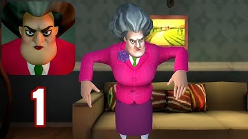 Scary Teacher 3D - Gameplay Walkthrough Part 1 - Chapter 1 : Troubled Waters Part 1 (iOS,Android)