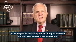 Rep. Doggett Constituent Message on Impeachment
