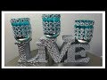 DOLLAR TREE DiY BLING CANDLE HOLDER | MOTHER'S DAY 2019 💎