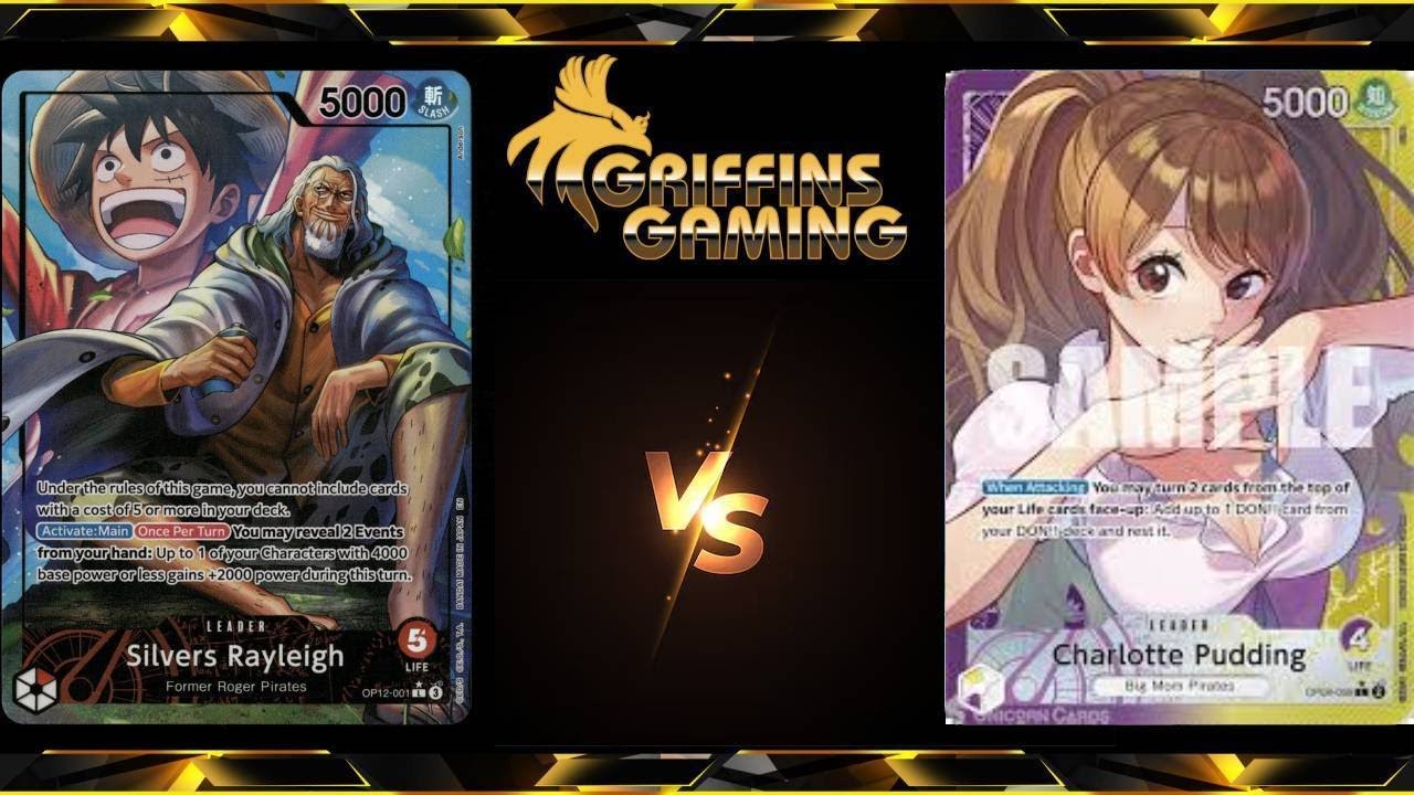 One Piece TCG OP12 Locals: R Rayleigh Vs PY Pudding Griffins Gaming ...