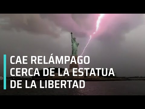 Relámpago cae cerca