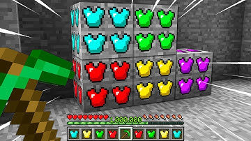 WHERE NOOB FOUND RAREST ARMOR ORE IN MINE? NOOB vs PRO vs HACKER vs GOD in Minecraft (Animation)