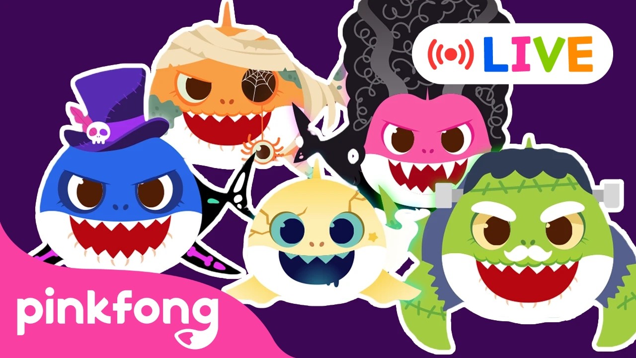 🔴 LIVE! 24 Hours of Halloween Baby Shark Songs 🎃 | Spooky Doo Doo Doo | Pinkfong LIVE for Mobile