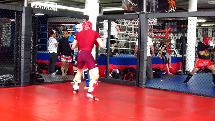Georges St-Pierre (GSP) Training for UFC 129 - In the Ring # 1