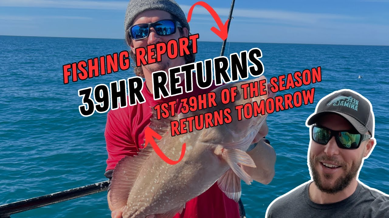 Fishing Report 1-26-2024, 1st 39 Hour Trip Returns Tomorrow