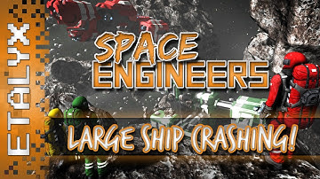 Space Engineers - Large Ship Collisions!