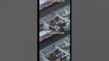 Orthographic vs Perspective Camera #indiegame #isometric #rpg #gaming