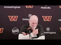 HC Dan Quinn Speaks to the Media on Victory Monday | Washington Commanders