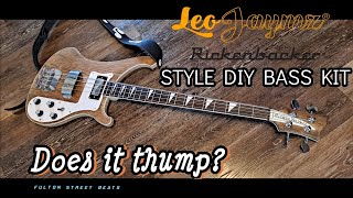 Leo Jaymz  Rickenbacker Style  DIY Bass Guitar Kit  4001/4003