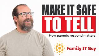 When Your Child Is in Trouble Online, How You React Matters