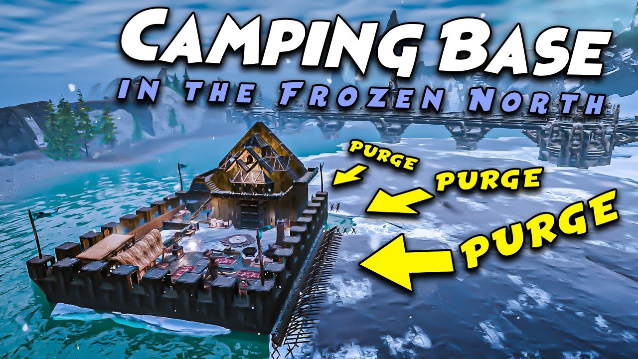 Camping Base in the Frozen North | CONAN EXILES - YouTube
