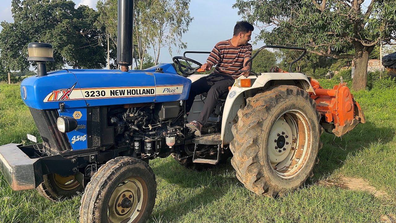 NEW HOLLAND tractor rotavator cultivation performance ❤️‍🔥❤️‍🔥