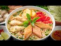 Bí Quyết nấu BÚN CÁ cực phẩm thơm ngon hoàn toàn không tanh của Cô Ba | Fish Rice Noodle Soup