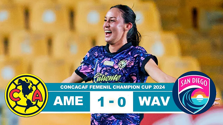 America Femenil vs San Diego Wave 1-0 Resumen Goles 2024