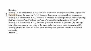Exam P exercise for February 23, 2020