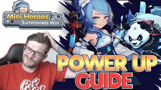 [Sponsored] Mini Heroes: Summoners War! How To Level Up Heroes & Account Level! Easy Power GAINS! screenshot 4