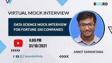 Data Science Mock Interview for Fortune 100 Companies !