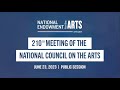 National council on the arts public meeting june 23 2023