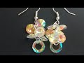 Hacer Aretes  Swarovski Cristal Earrings / Bisuteria DIY/ 制作水晶耳环