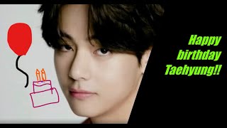 BTS edit - Happy Birthday Taehyung!! (Birthday special)💜 screenshot 5