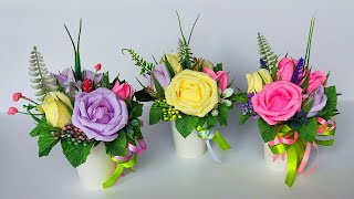 WOW💥Милые букетики. Подарок МАМЕ своими руками. DIY gift for MOM