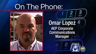 AEP's Omar Lopez discusses their work to return power across the Coastal Bend.