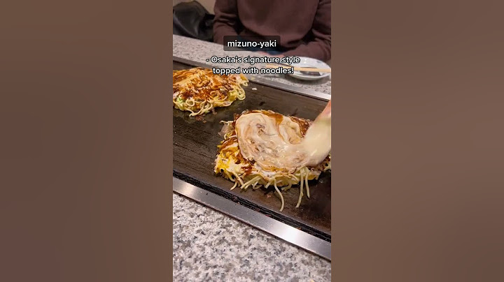 Trying Michelin-rated Okonomiyaki in JAPAN