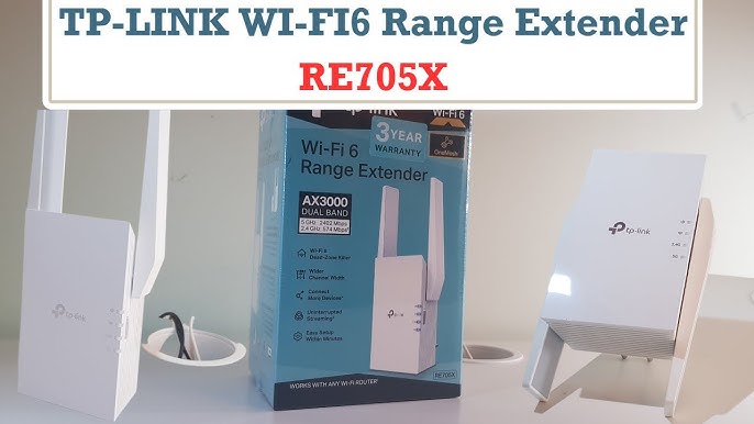 TP-Link RE705X WiFi 6 Mesh Répéteur double bande AX3000
