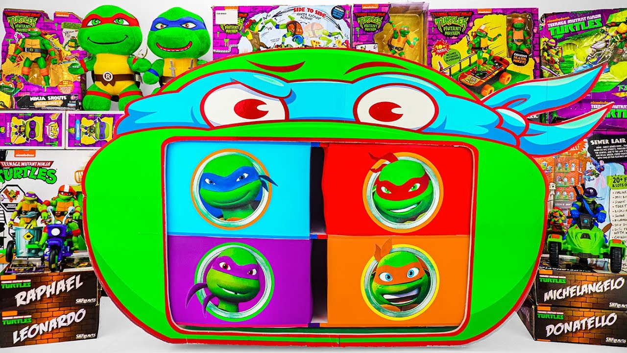 Teenage Mutant Ninja Turtles Unboxing Compilation ASMR | Leonardo Ninja Teeth Box