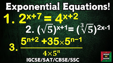 🔥 Exponential Equations Solved! | Algebra Tricks for IGCSE, SAT & O-Level Students
