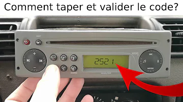 Comment reinitialiser autoradio Twingo 2 ?