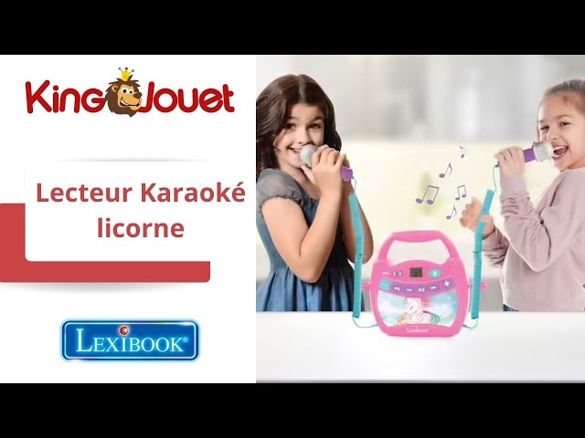 La Licorne - Lecteur CD Bluetooth avec effet lumineux LEXIBOOK