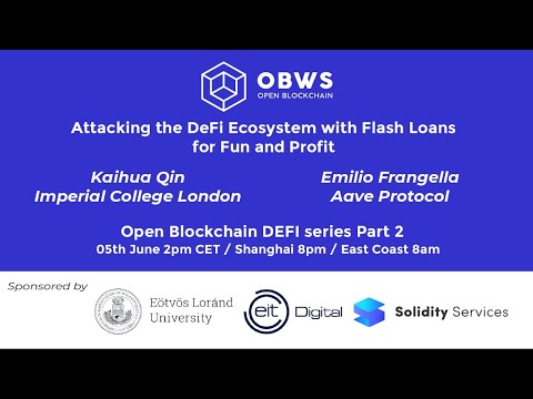 Attacking the DeFi Ecosystem with Flash Loans for Fun and Profit (by Kaihua Qin)