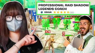 I hired a PROFESSIONAL Raid Shadow Legends Account Coach