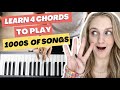 Learn 4 Easy Piano Chords to Play Thousands of Songs FAST