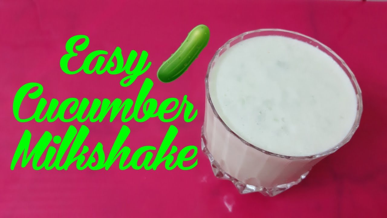 Cucumber Milkshake/Healthy Cucumber Drink/Cucumber Recipe/Easy Cucumber