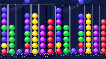 Ball Sort color Puzzle Game || Level 51-60 #ballsortpuzzle #ballgames